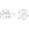 New-VDI Axial Werkzeugh. re. C1 40x25mm FORTIS
