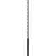 Foret hélicoïdal extra-long, queue cylindrique, DIN 1869, type TF, en acier à coupe rapide, fini brillant, Ø h8 : 5,00 mm, Long. totale 195 mm