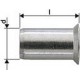 Ecrou aveugle alu standard tête fraisée M5x7x13,5 Gesipa (Par 100)
