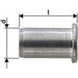 Écrou à rivet aveugle standard Tête bombéeplate aluminiumM8x11x20,0mm GESIPA (Par 1000)