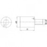Porte-outil cylindre VDI A2 50x400mm FORTIS