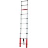 Echelle telescopique 1x10 2,91m rouge