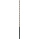 Foret hélicoïdal extra-long, queue cylindrique, DIN 1869, type TF, en acier à coupe rapide, fini brillant, Ø h8 : 6,50 mm, Long. totale 275 mm