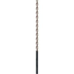 Foret hélicoïdal extra-long, queue cylindrique, DIN 1869, type TF, en acier à coupe rapide, fini brillant, Ø h8 : 8,00 mm, Long. totale 240 mm