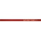 Crayon de charpentier 333 ovale rouge 18cm LYRA 1 PCS