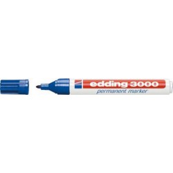 Marqueur permanent 3000 bleu edding 1 PCS