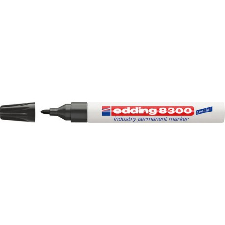Marqueur permanent industriel 8300, Couleur : rouge