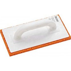 Taloche en plastique en mousse rigide, complète avec garniture, Dimensions : 280 x 140 mm, Modèle Caoutchouc spongieux
