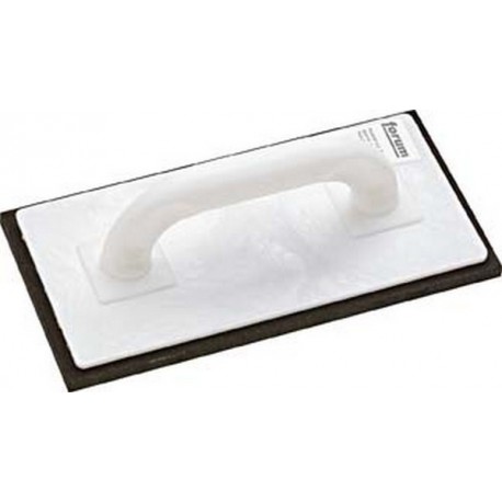 Taloche en plastique en mousse rigide, complète avec garniture, Dimensions : 280 x 140 mm, Modèle Caoutchouc cellulaire