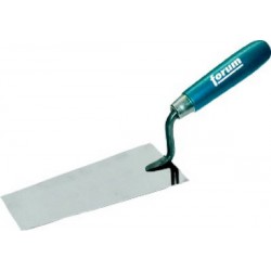 Truelle bernoise, lame et queue en acier inoxydable, Dimensions : 140 mm
