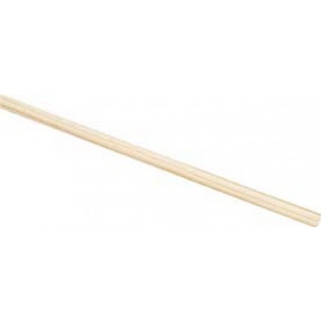 Manche à balai tête ronde bois Ø24x1400mm 1 PCS