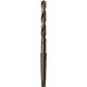 Foret hélicoïdal avec cône morse, en acier à coupe rapide, type N, DIN 345, laminé, surface sans revêtement, Ø h8 : 10,00 mm, Long. totale 168 mm