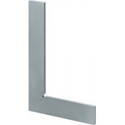 Équerre d'atelier sans butée, DIN 875/0, forme A, Long. des branches : 100 x 70 mm, Coupe transversale 20 x 5 mm