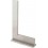 Équerre d'atelier avec butée, DIN 875/I, en acier inoxydable, forme B, Long. des branches : 200 x 130 mm, Coupe transversale 30 x 6 mm