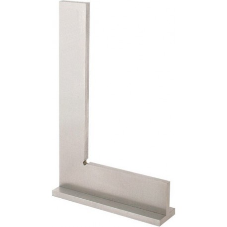 Équerre de production avec butée, DIN 875/I, Long. des branches : 500 x 330 mm, Coupe transversale 50 x 10 mm