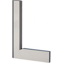 Équerre à fil de précision, sans butée, DIN 875/00, acier, Long. des branches : 50 x 40 mm, Coupe transversale 14 x 4 mm
