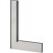 Équerre à fil de précision, sans butée, DIN 875/00, acier, Long. des branches : 50 x 40 mm, Coupe transversale 14 x 4 mm