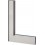 Équerre à fil de précision, sans butée, DIN 875/00, acier, Long. des branches : 50 x 40 mm, Coupe transversale 14 x 4 mm