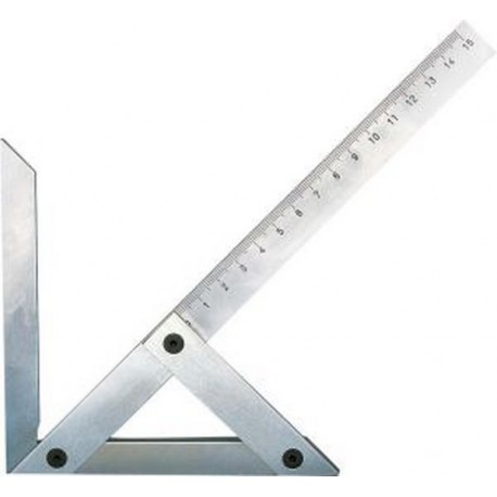 Équerre à centrer de précision, Taille : 100 x 70 mm, Pour arbres jusqu'à un Ø de 90 mm