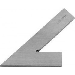 Équerre 45° sans butée, Long. des branches : 200 x 130 mm, Coupe transversale 20 x 5 mm