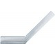 Equerre d'onglet à chapeau, Long. des branches : 150 x 100 mm, Coupe transversale 20 x 5 mm