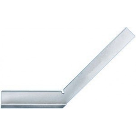 Equerre d'onglet à chapeau, Long. des branches : 150 x 100 mm, Coupe transversale 20 x 5 mm