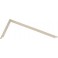 Équerre de charpentier sans trous de traçage, Dimensions : 600 x 280 mm