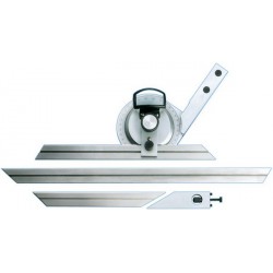 Jeu de rapporteurs d'angle universels, Glissière : 150 200 300 mm
