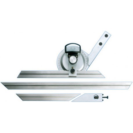 Jeu de rapporteurs d'angle universels, Glissière : 150 200 300 mm