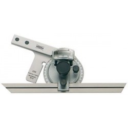 Rapporteur d'angle universel avec lecture sans parallaxe, Glissière : 150 mm, Modèle Rapporteur d'angle universel