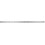 Règle graduée en acier, Long. : 100 mm, Larg. : 13 mm, Epaisseur 0,5 mm, Graduation du bord supérieur : 1/2 mm, Graduation du bord inférieur : 1/1 mm