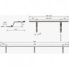 Lampe LED SlimLine L400 12VDC, 4.8W, nw, M1