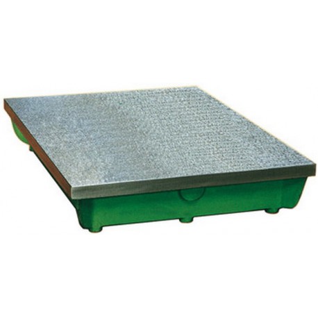 Plaque à tracer et à dresser, qualité 1, Taille : 400 x 400 mm, Précision µm qualité 1 14, Poids env. 35 kg