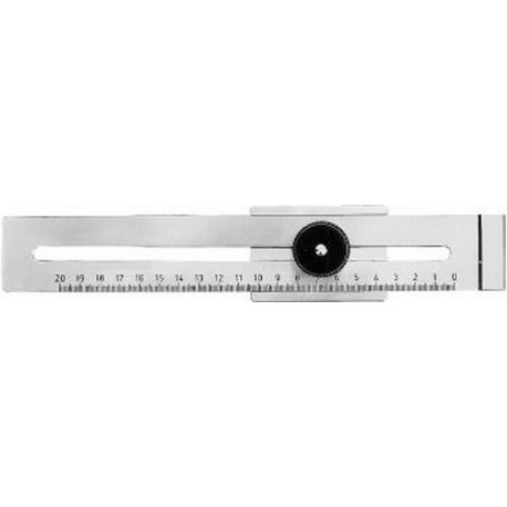 Trusquin à tracer de précision, Plage de mesure : 250 mm