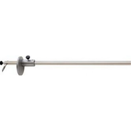Trusquin à tracer à règle ronde, Plage de mesure : 300 mm, Ø de la règle 12 mm, Lecture 0,1 mm
