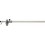 Trusquin à tracer à règle ronde, Plage de mesure : 300 mm, Ø de la règle 12 mm, Lecture 0,1 mm