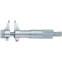 Micromètre intérieur de précision à becs, Plage de mesure : 25-50 mm, Ø du tambour 17,0 mm, Pas de la broche 0,5 mm, Lecture : 0,01 mm