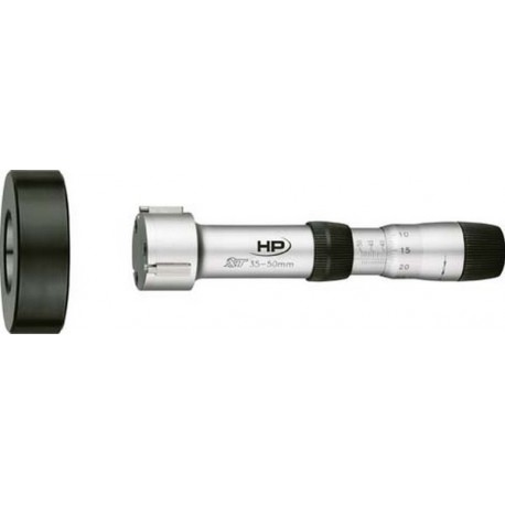 Micromètre d'intérieur à 3 points XTA, Plage de mesure : 8,0-10,0 mm, Profondeur de mesure 58 mm, Ø du tambour de mesure 27 mm, Précision : 0,003 mm
