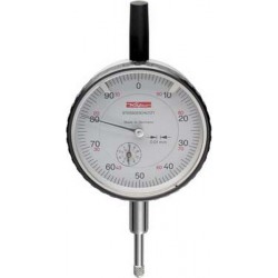 Comparateur de précision, protégé contre les chocs, type M 2 S, Ø extérieur : 58 mm, Lecture 0,01 mm, Plage de mesure 10 mm, 1 tour d'aiguille : 1,0 mm