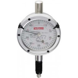 Comparateur étanche à l'huile et à l'eau, Ø extérieur : 44,5 mm, Lecture 0,01 mm, Plage de mesure 3 mm, 1 tour d'aiguille : 0,5 mm, Type : KM 4 SW