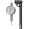 Comparateur à palpeur orientable avec capteur de mesure pivotant, Ø de la bague extérieure : 28 mm, Lecture 0,01 mm, Plage de mesure 0,8 mm