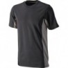 T-Shirt Function Cont., Taille M,blanc-gris