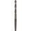 Foret hélicoïdal avec cône morse, en acier à coupe rapide, type N, DIN 345, laminé, surface sans revêtement, Ø h8 : 42,00 mm, Long. totale 354 mm