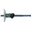 Jauge de profondeur numérique DIGI-MET® IP67, Plage de mesure : 150 mm, Modèle à vis de blocage, Long. de l'embase 100 mm, Ø de la tige de mesure : 1,5 mm