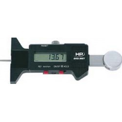Petite jauge de profondeur numérique DIGI-MET®, Plage de mesure : 25 mm, Ø de la tige de mesure 2 mm