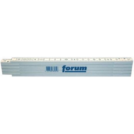 Mètre pliant en plastique, Long. : 1 m, Larg. : 13 mm, Nombre d'éléments 10
