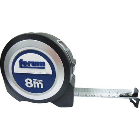 Mètre-ruban de poche, plastique, Long. : 5 m, Larg. : du ruban 25 mm