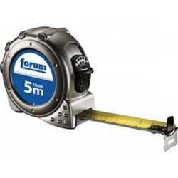 Mètre-ruban de poche, plastique, Long. : 8 m, Larg. : du ruban 25 mm