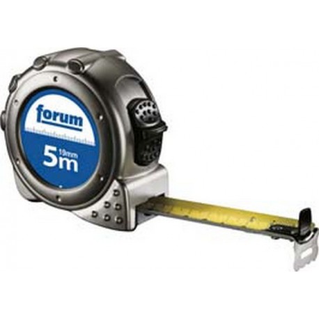 Mètre-ruban de poche, plastique, Long. : 8 m, Larg. : du ruban 25 mm