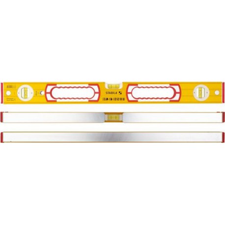 Niveau à bulle avec deux surfaces de mesure fraisées, Long. : 60 cm